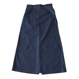 Vintage 90s  Nativewear‎ Designs Denim Midi Skirt